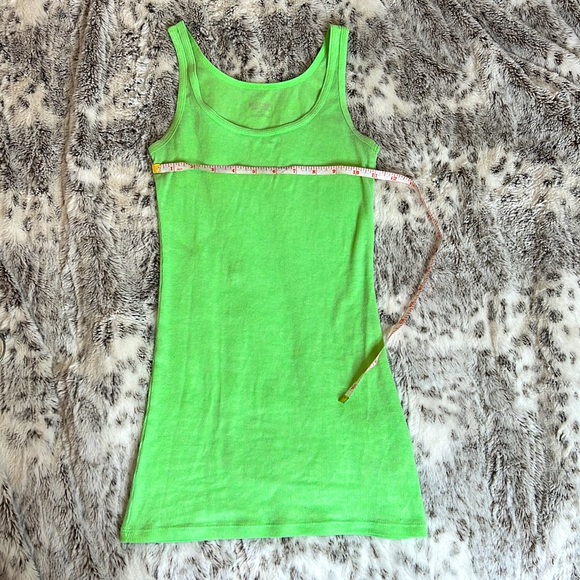 Mossimo Green Ribbed Tank S/P - Picture 5 of 5